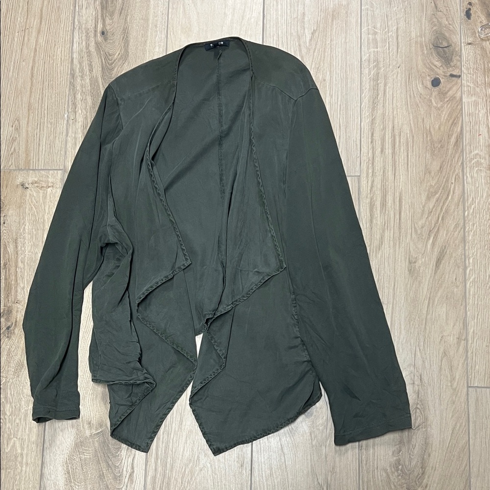 Torrid Olive Open Front Cardigan